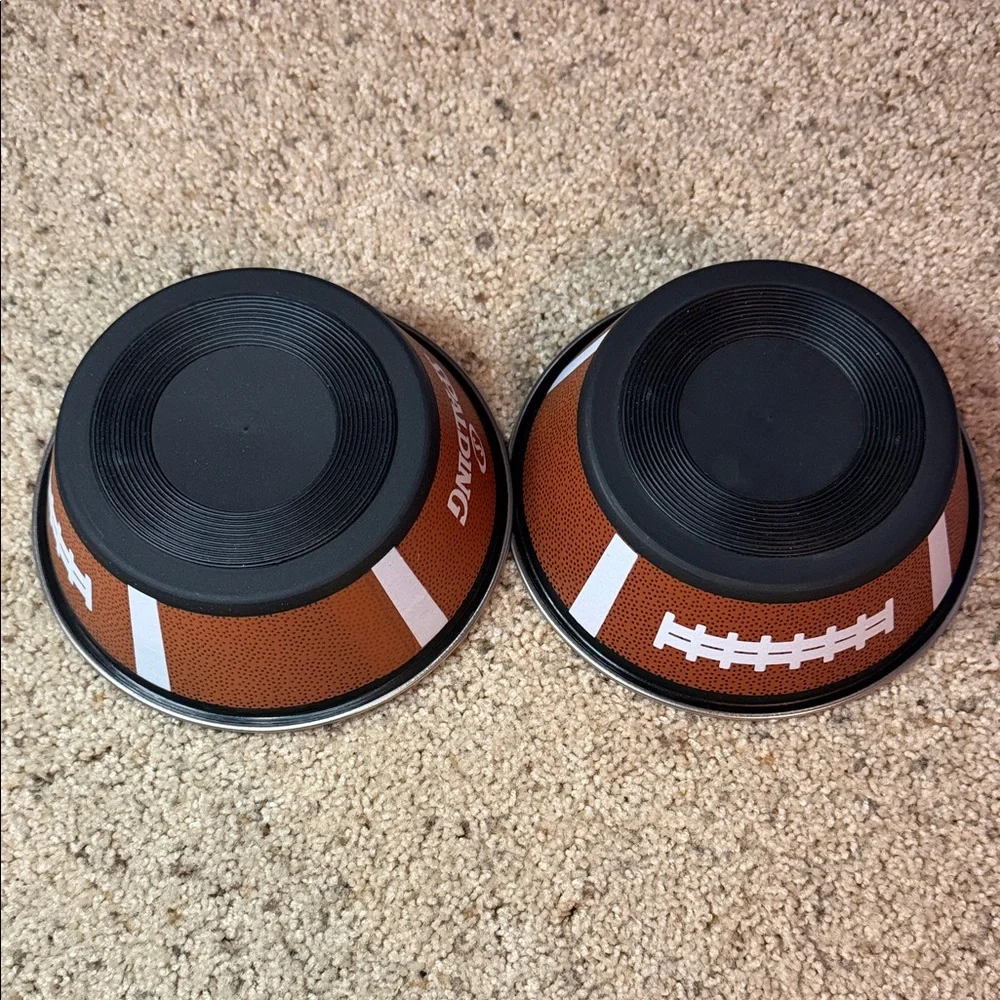 Spalding Football Pet Bowls